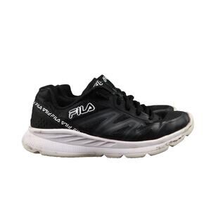 Fila Shoes Mens 9.5 Athletic Trainers Running Sneaker Casual Sport Black White
